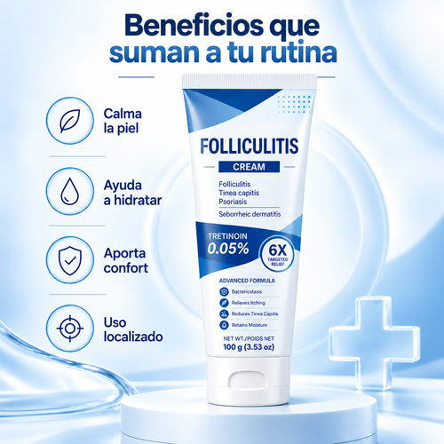 Folliculitis - Cuidado específico para el cuero cabelludo y la piel
