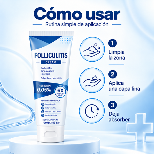 Folliculitis - Cuidado específico para el cuero cabelludo y la piel
