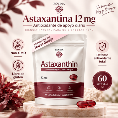 Rovina Astaxanthin™ – Protección Antioxidante 12mg