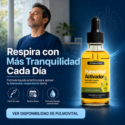 PulmoVital® | Activador Mucociliar líquido para fumadores