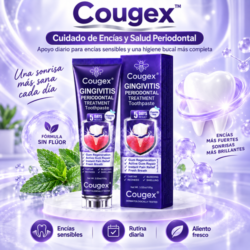 Cougex™ – Pasta Dental para Encías y Cuidado Periodontal