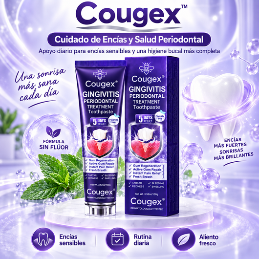 Cougex™ – Pasta Dental para Encías y Cuidado Periodontal