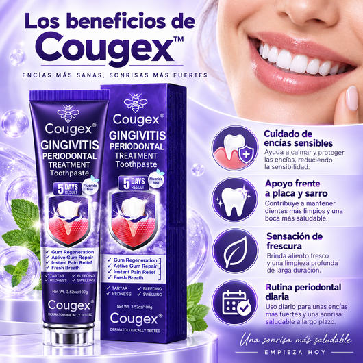 Cougex™ – Pasta Dental para Encías y Cuidado Periodontal