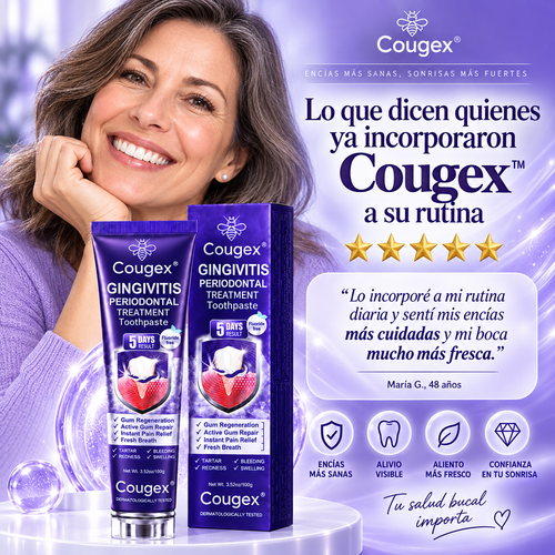 Cougex™ – Pasta Dental para Encías y Cuidado Periodontal