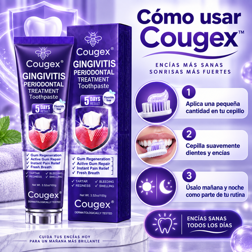 Cougex™ – Pasta Dental para Encías y Cuidado Periodontal