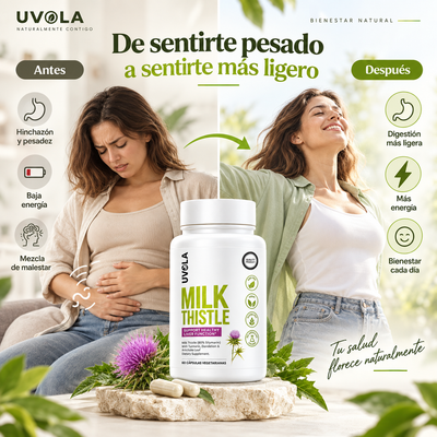 Uvola Milk Thistle™ – Apoyo Hepático con Cardo Mariano