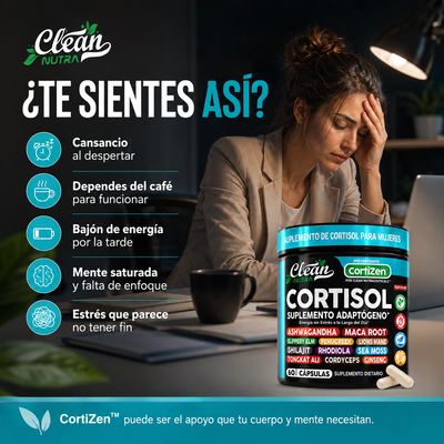 CortiZen™ - Apoyo diario para el estrés, la energía y la claridad mental.