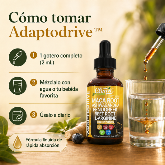 Adaptodrive™ Fórmula Líquida Adaptogénica