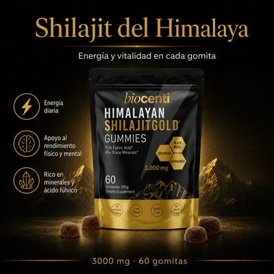 Biocenti | Gomitas de Shilajit del Himalaya