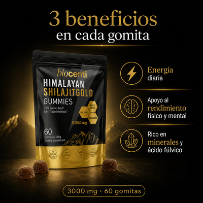 Biocenti | Gomitas de Shilajit del Himalaya
