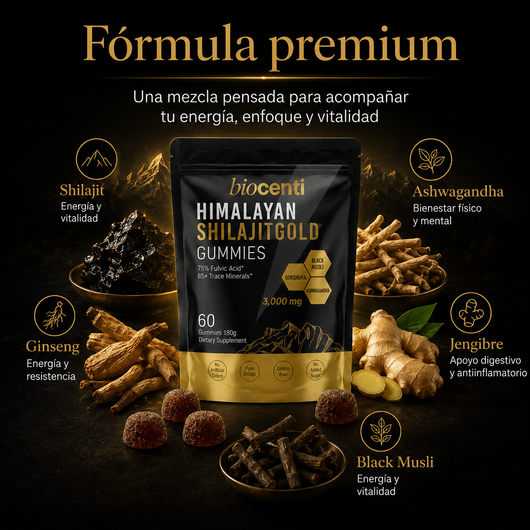 Biocenti | Gomitas de Shilajit del Himalaya