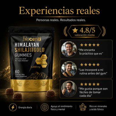 Biocenti | Gomitas de Shilajit del Himalaya