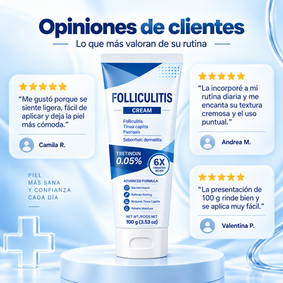 Folliculitis - Cuidado específico para el cuero cabelludo y la piel