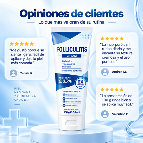 Folliculitis - Cuidado específico para el cuero cabelludo y la piel